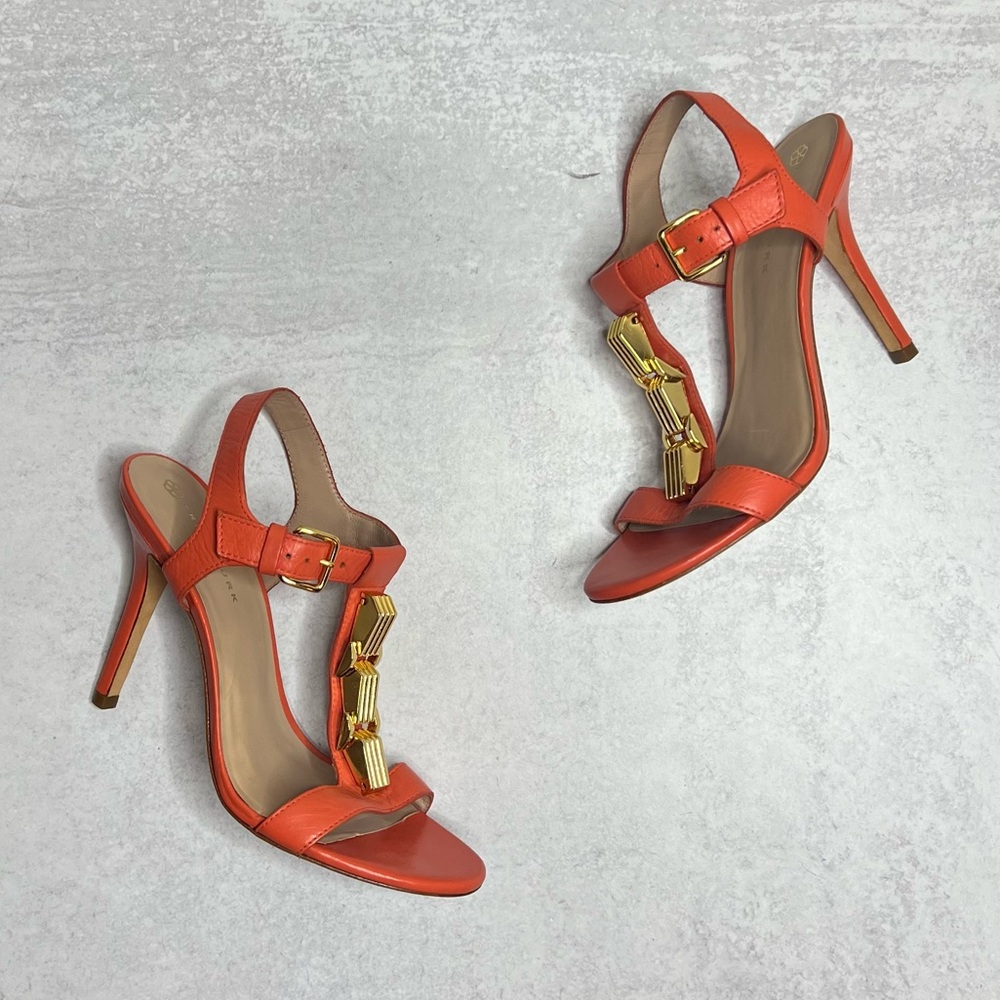 Trina Turk Loyola Orange Heeled Sandals